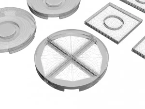 Lego Pizza Equipment With Lego Pizza 3D Model