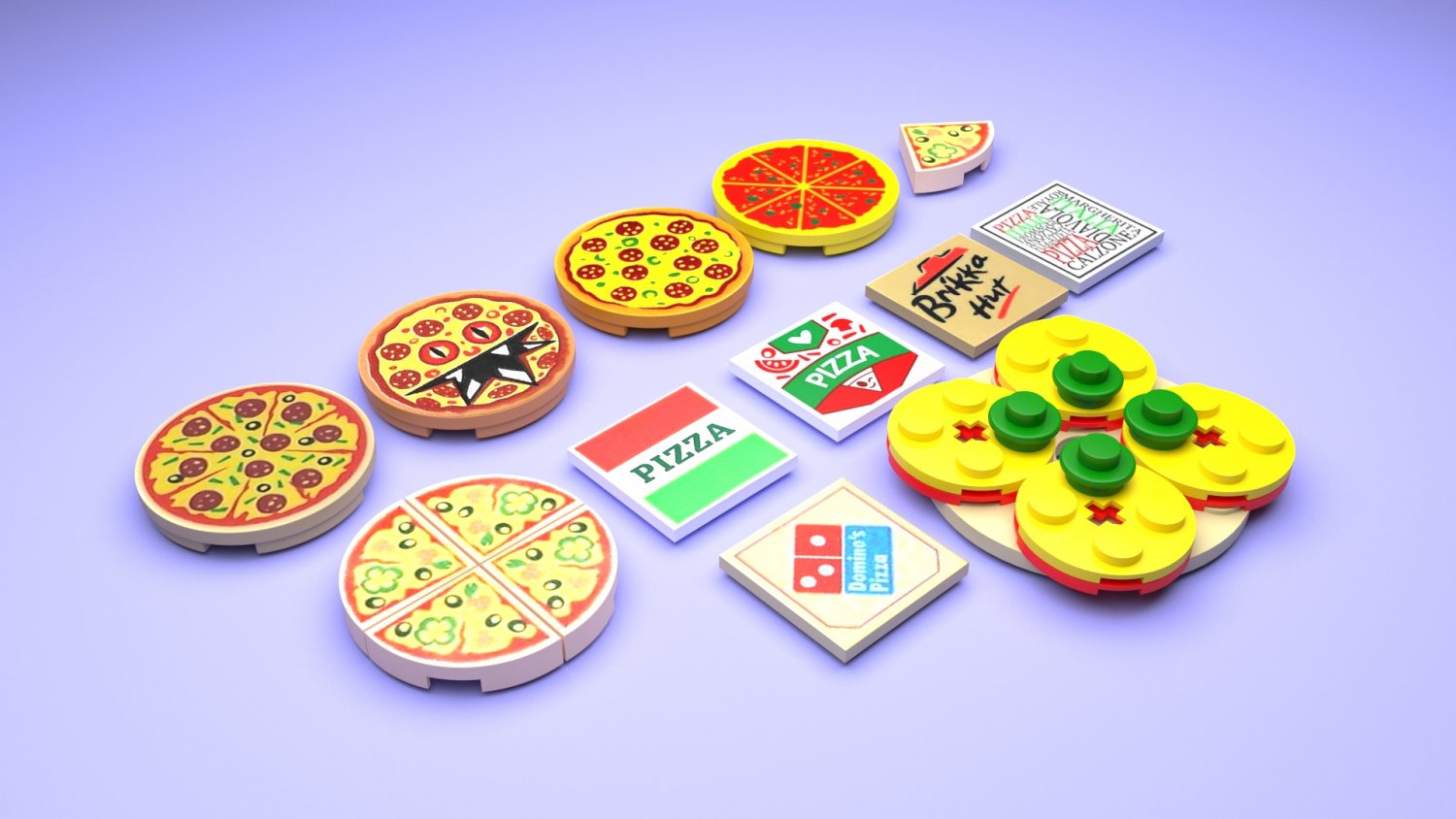 Lego domino's store pizza