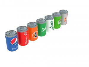 Lego Soda Cans Set 3Dモデル