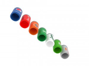 Lego Soda Cans Set 3D Model