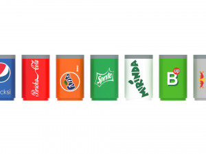 Lego Soda Cans Set 3D Model