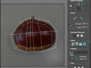 Chestnut Seed 3D Model