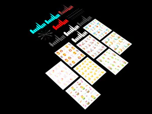 Штучні нігті з комплектом Epuipment 3D Модель