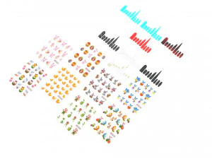 Штучні нігті з комплектом Epuipment 3D Модель