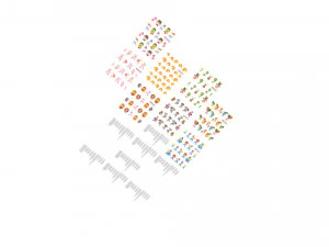 Штучні нігті з комплектом Epuipment 3D Модель