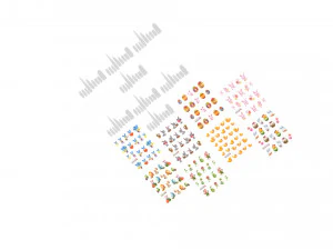 Штучні нігті з комплектом Epuipment 3D Модель