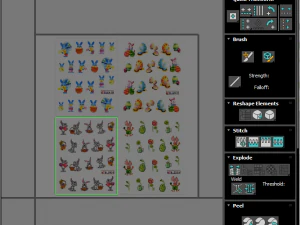 Штучні нігті з комплектом Epuipment 3D Модель