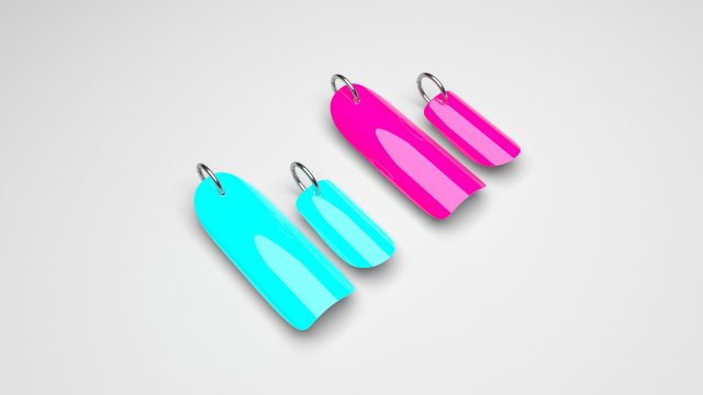 Ring For Artificial Nails 3D-Modell .c4d .max .obj .3ds .fbx .stl .blend 