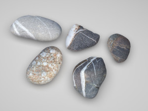 Rocks Set 3D Model