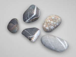 Rocks Set 3D Model