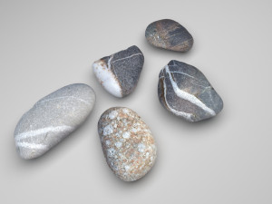 Rocks Set 3D Model