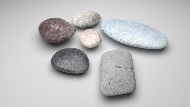 Rocks Set Modelo 3D .c4d .max .obj .3ds .fbx .stl .blend 