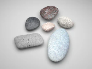 Rocks Set 3D Model