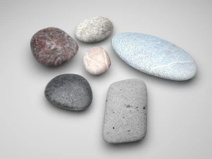 Rocks Set 3D Model