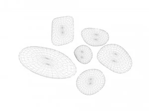 Rocks Set 3D Model