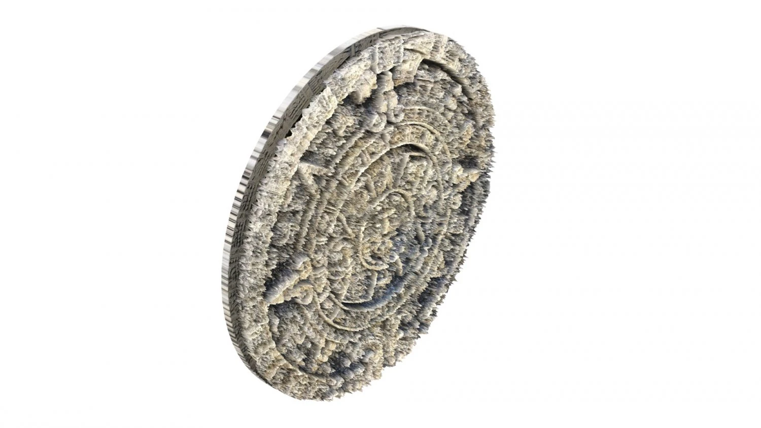 Mayan Calendar 3D Model .c4d .max .obj .3ds .fbx .stl .blend 