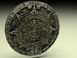 Mayan Calendar 3D Model