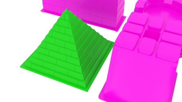 Kinetic Sand Molds Set 3D Model in Toys 3DExport
