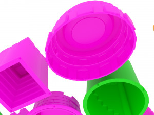 Kinetic Sand Molds Set Model 3D