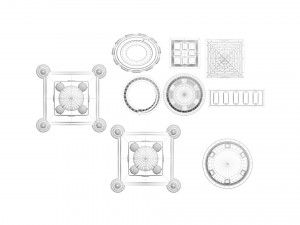 Kinetic Sand Molds Set Model 3D