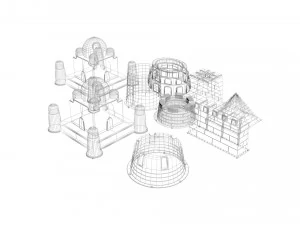 Kinetic Sand Molds Set 3D Model