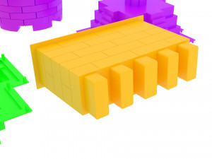Kinetic Sand Molds Set 3D Модель