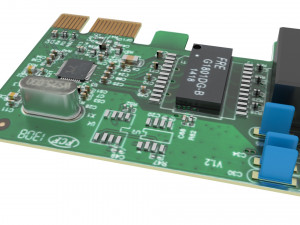 Network Card 3D Model