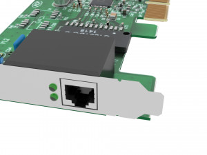 Network Card 3D Model