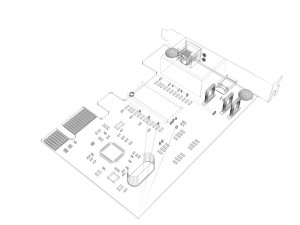 Network Card 3D Model
