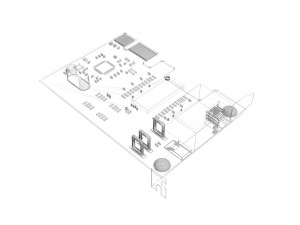 Network Card 3D Model