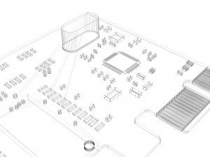 Network Card 3D Model