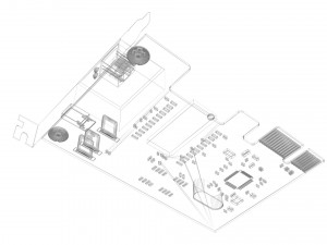 Network Card 3D Model