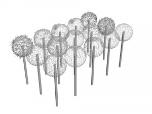 Cake Pops Set 3D Модель