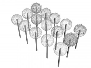 Cake Pops Set 3D Модель