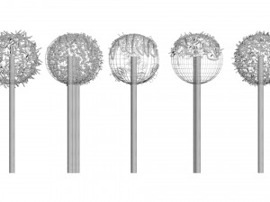 Cake Pops Set 3D Модель