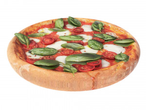 Margherita Pizza 3Dモデル