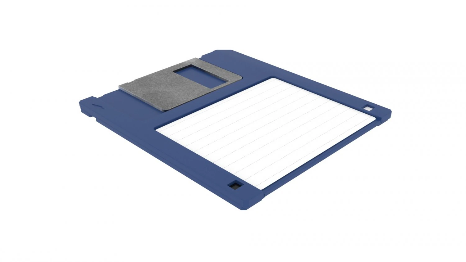 Floppy Disk 3D Model .c4d .max .obj .3ds .fbx .stl .blend