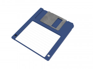 Floppy Disk 3D Model