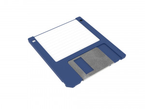 Floppy Disk 3D Model