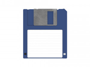 Floppy Disk 3D Model