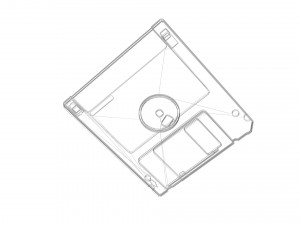 Floppy Disk 3D Model