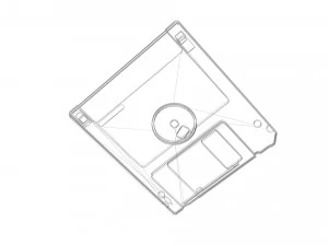 Floppy Disk 3D Model