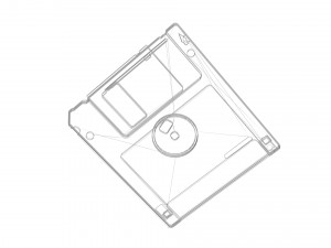 Floppy Disk 3D Model
