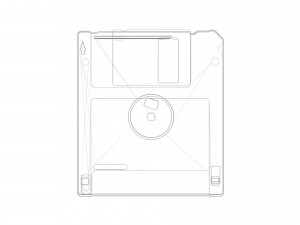 Floppy Disk 3D Model