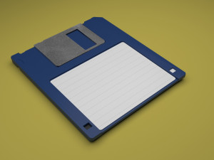 Floppy Disk 3D Model