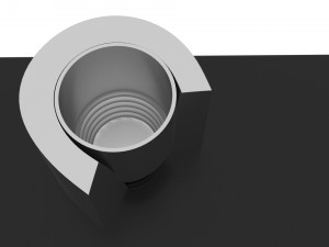 Opened Hard Disk Drive 3D Модель