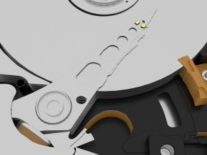 Opened Hard Disk Drive 3D Модель
