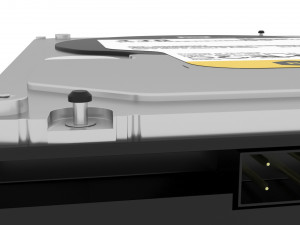 Opened Hard Disk Drive 3D Модель