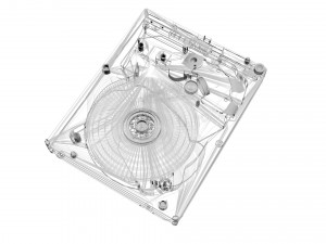 Opened Hard Disk Drive 3D Модель
