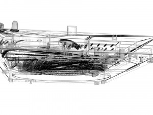 Opened Hard Disk Drive 3D Модель